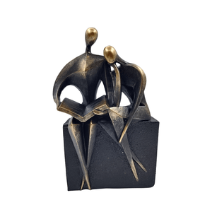 Escultura Abst Lendo -