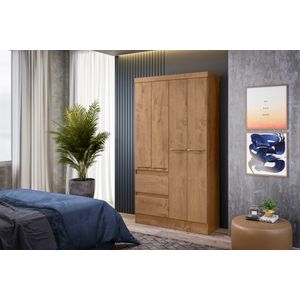 Guarda Roupa Casal Osório 4 Portas E 2 Gavetas -