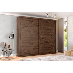 Guarda Roupa Casal Tokyyo 2 Portas De Correr 6 Gavetas -