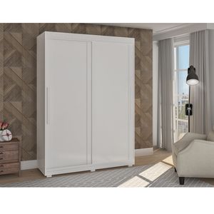 Guarda Roupa Casal Tribus 2 Portas De Correr 3 Gavetas -