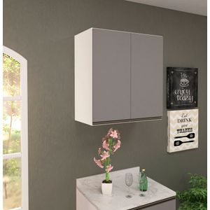 Armário Sany Sem Vidro 2 Portas 70cm -
