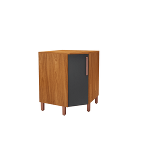 Balcão Canto Isadora Com Tampo 1 Porta 73cm -