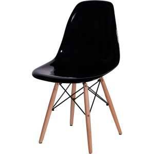 Cadeira Eames Dkr Or-1101 Com Pés De Madeira -