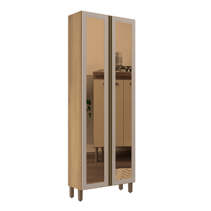 Paneleiro Lilian Com Vidro 2 Portas 79cm -