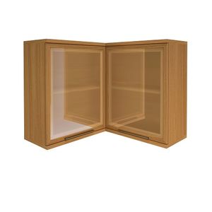 Armário Yara Com Vidro 2 Portas 91cm -