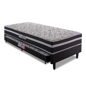 Colchobox Solteiro Guiana Espuma D28 Com Cama Auxiliar (88x1,88x53cm) -
