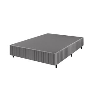 Box Solteiro Deméter Com Tecido Veludo (1,38x1,88x38cm) -