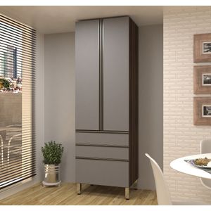 Paneleiro Ayla Sem Vidro 2 Portas E 3 Gavetas 70cm -