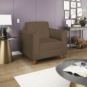 Poltrona Smart Fixa Linho -