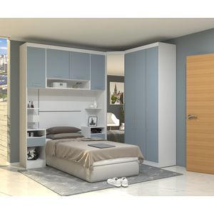 Guarda Roupa Casal Colombo 3 Portas E 2 Gavetas -