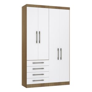 Guarda Roupa Casal Sairi 4 Portas E 4 Gavetas -