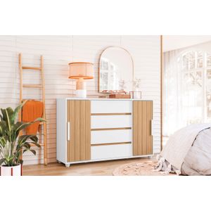 Cômoda Talismã 2 Portas E 4 Gavetas -