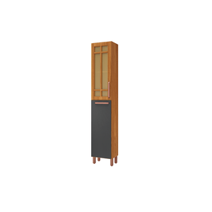 Paneleiro Clement 2 Portas Com Vidro Reflecta 2,18m -