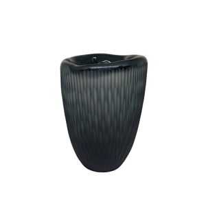 Vaso Com 02 Line Fosco Cinza Cinza -