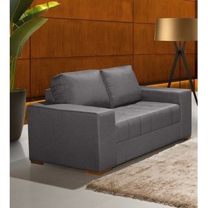 Sofá Murano 2 Lugares Com Revestimento Em Linho 1,70m -