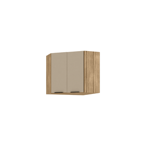 Armário Canto Diagonal Aluminum 2 Portas -