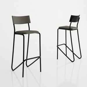 Conjunto Com 2 Banquetas Skyler Linho Areia E Korino Caramelo -
