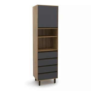 Torre Quente Manu 1 Porta E 4 Gavetas 60cm -
