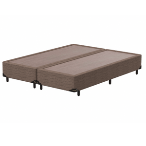 Box Queen Bipartido Fênix Com Tecido (1,58x1,98x38cm) -