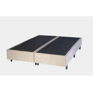Box Queen Bipartido Hera Com Tecido Sued (1,58x1,98x38cm) -