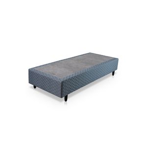 Box Solteiro Coral Com Tecido Poliéster (88x1,88x38cm) -