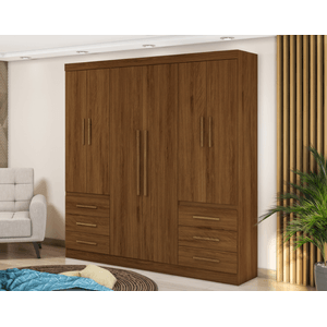 Guarda Roupa Casal Belterra 6 Portas E 6 Gavetas -