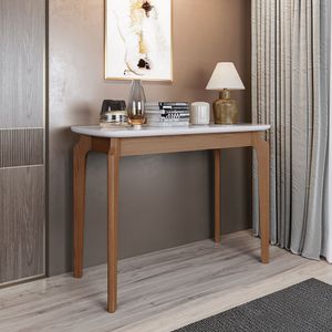 Aparador Denver Com Vidro Off White 1,36m -