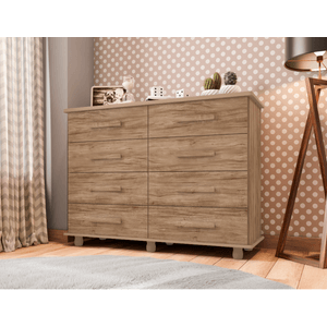 Cômoda Baldim 8 Gavetas -