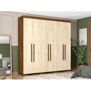 Guarda Roupa Casal Cacequi 6 Portas E 4 Gavetas -