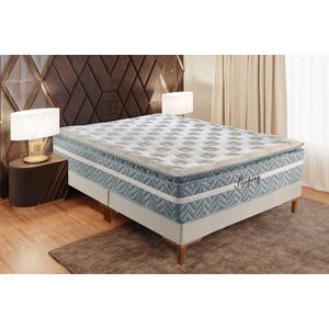 Colchão Charm King Viscoelástico Mola Superlastic (1,93x2,03x30cm) -
