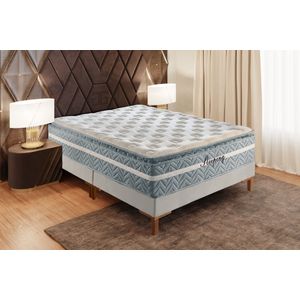 Colchão Charm Queen Viscoelástico Mola Superlastic (1,58x1,98x30cm) -