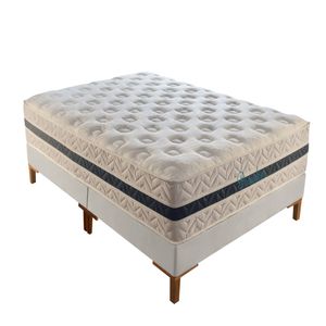 Colchão Sleeping King Latéx Molas Ensacadas (1,93x2,03x34cm) -