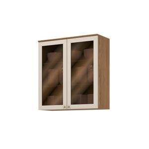 Armário Bossa 2 Portas Com Vidro 80cm -
