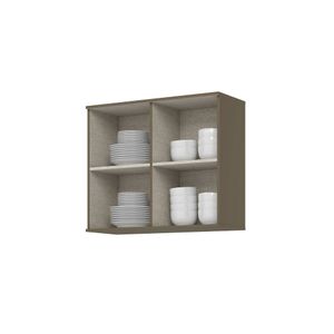 Armário Connect 2 Portas Ripadas 80cm -