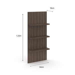 Painel Para Bancada Pérola Com Prateleiras -