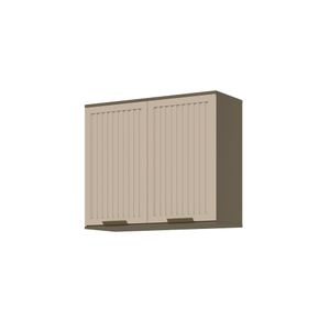 Armário Connect 2 Portas Ripadas 80cm -