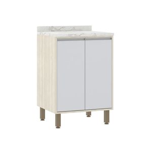 Balcão Art Com Tampo 2 Portas 60cm -