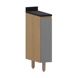 Balcão Slim Com Tampo 1 Porta 20cm -
