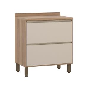 Balcão Lari 2 Portas Com Tampo 80cm -