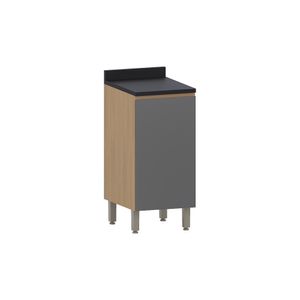 Balcão Slim Com Tampo 1 Porta 40cm -