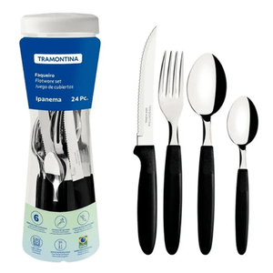 Conjunto Talheres Inox 24 Peças Ipanema -