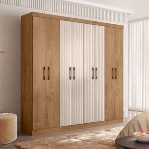 Guarda Roupa Malta Solteiro 8 Portas E 2 Gavetas -