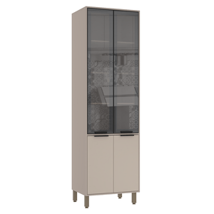 Paneleiro Stylo 4 Portas Com Vidro -