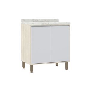 Balcão Art Com Tampo 2 Portas 80cm -