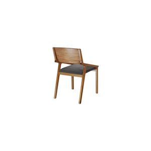 Conjunto Com 2 Cadeiras Gaya Linho 255 Cinza -