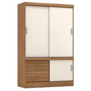 Guarda Roupa Casal Jacareí 3 Portas De Correr E 2 Gavetas -