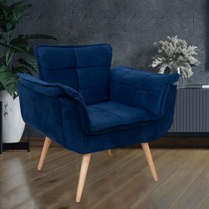 Poltrona Brilhante Soft Veludo -