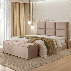 Cabeceira King Viena Linho 1504 1,95m -